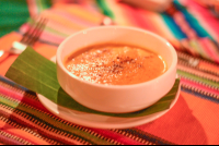 Pumpkin Soup Sprinkled With Cinnamon At Finca Exotica Carate
 - Costa Rica