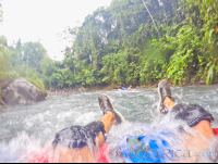 Soaking In Blue River Waters On An Inner Tube Rincon De La Vieja
 - Costa Rica