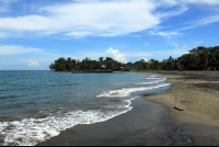 playa negra puerto viejo black sand 
 - Costa Rica