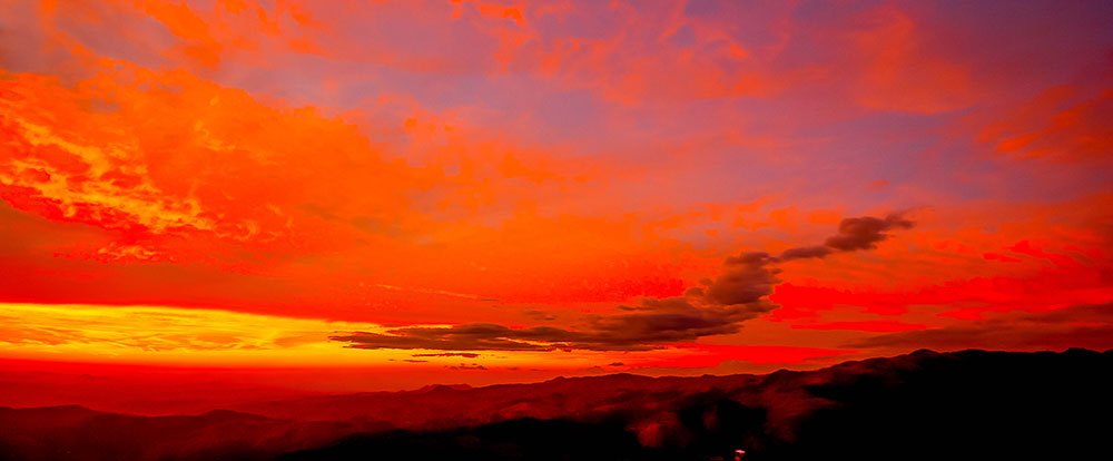       sunset in monteverde
  - Costa Rica