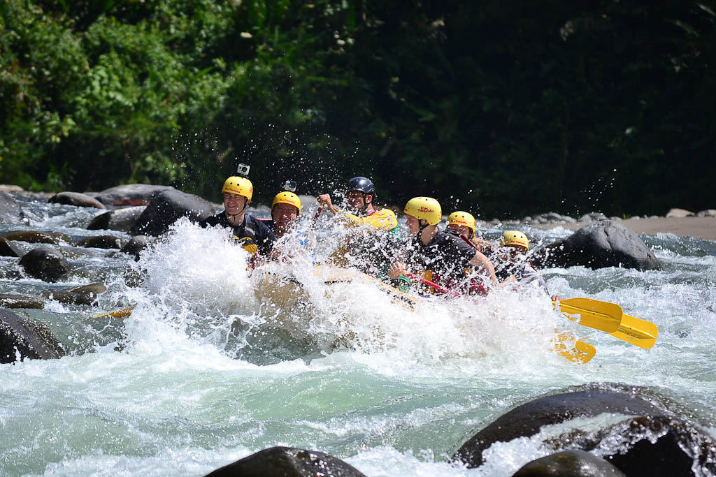        in the rapids
  - Costa Rica