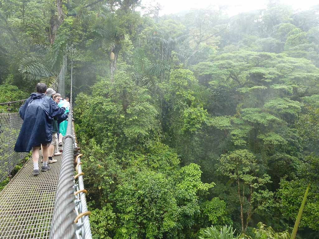        hanging bridges 
  - Costa Rica