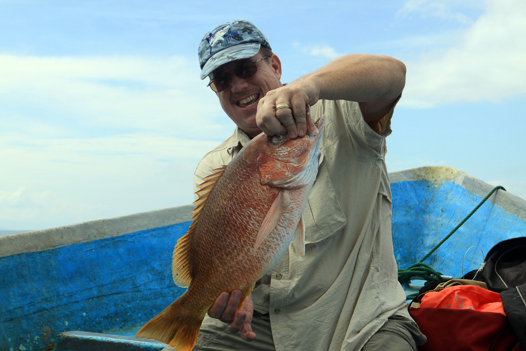        in shore fishing manuel antonio scott snapper 
  - Costa Rica