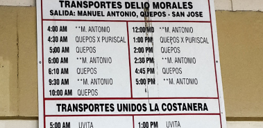 Bus Schedules - Costa Rica
